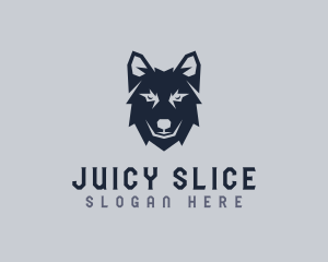 Wild Wolf Dog logo design