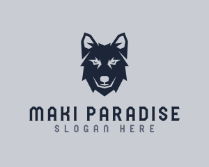 Wild Wolf Dog logo design