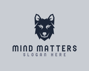 Wild Wolf Dog logo design