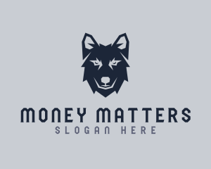 Wild Wolf Dog logo design