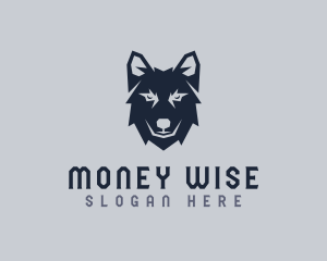 Wild Wolf Dog logo design