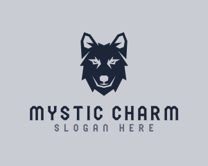 Wild Wolf Dog logo design