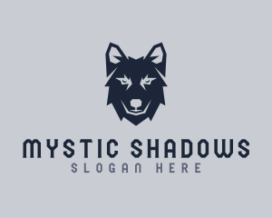 Wild Wolf Dog logo design