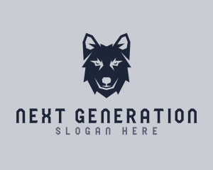 Wild Wolf Dog logo design