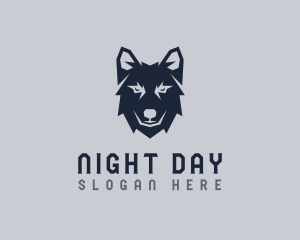 Wild Wolf Dog logo design