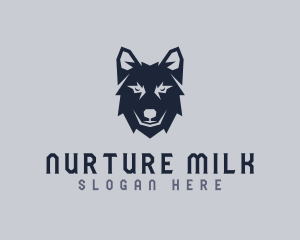 Wild Wolf Dog logo design