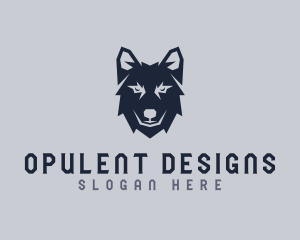 Wild Wolf Dog logo design