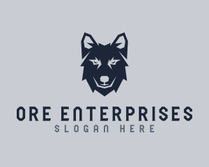 Wild Wolf Dog logo design