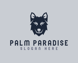 Wild Wolf Dog logo design