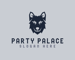 Wild Wolf Dog logo design