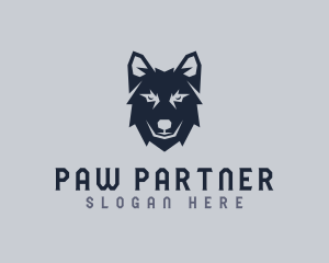 Wild Wolf Dog logo design