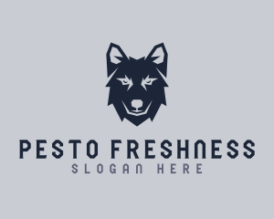 Wild Wolf Dog logo design