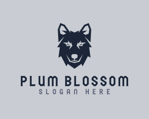 Wild Wolf Dog logo design