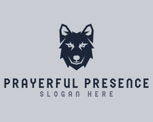 Wild Wolf Dog logo design