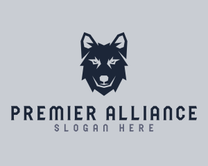 Wild Wolf Dog logo design