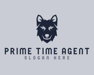 Wild Wolf Dog logo design