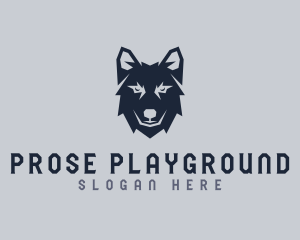 Wild Wolf Dog logo design