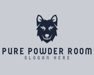 Wild Wolf Dog logo design