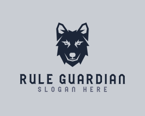 Wild Wolf Dog logo design