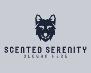 Wild Wolf Dog logo design