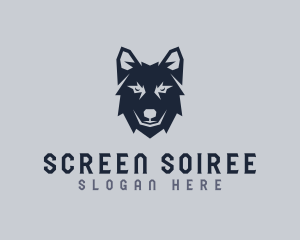 Wild Wolf Dog logo design