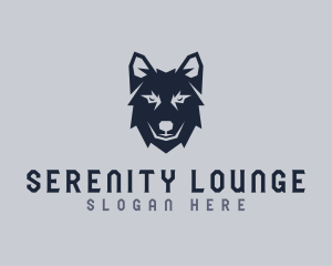 Wild Wolf Dog logo design