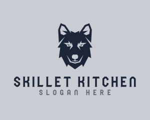 Wild Wolf Dog logo design