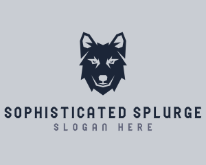 Wild Wolf Dog logo design