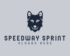 Wild Wolf Dog logo design