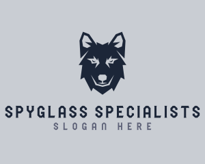 Wild Wolf Dog logo design