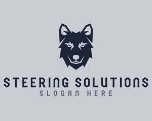 Wild Wolf Dog logo design