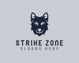 Wild Wolf Dog logo design