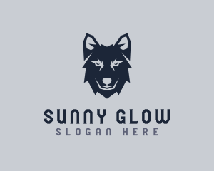 Wild Wolf Dog logo design