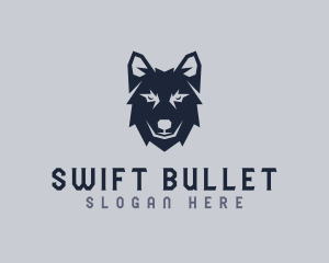 Wild Wolf Dog logo design