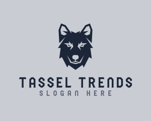 Wild Wolf Dog logo design