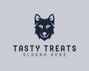 Wild Wolf Dog logo design