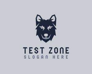 Wild Wolf Dog logo design