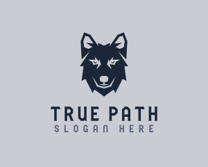 Wild Wolf Dog logo design