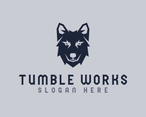 Wild Wolf Dog logo design