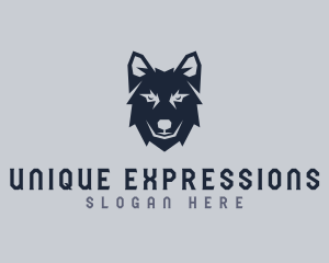 Wild Wolf Dog logo design