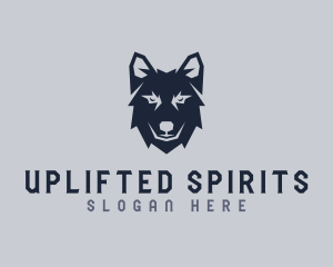 Wild Wolf Dog logo design