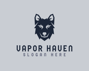 Wild Wolf Dog logo design