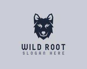 Wild Wolf Dog logo design