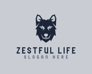 Wild Wolf Dog logo design