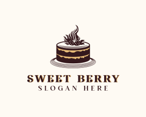 Strawberry Cake Bakery logo design