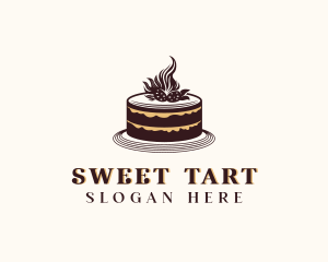 Strawberry Cake Bakery logo design