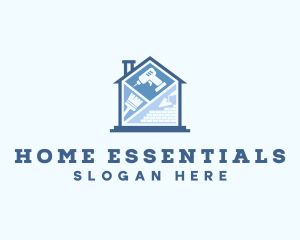 Home Construction Tools logo design