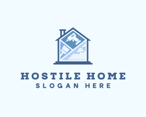 Home Construction Tools logo design