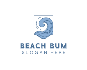 Ocean Waves Tourism logo design