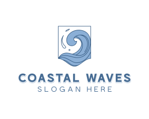 Ocean Waves Tourism logo design